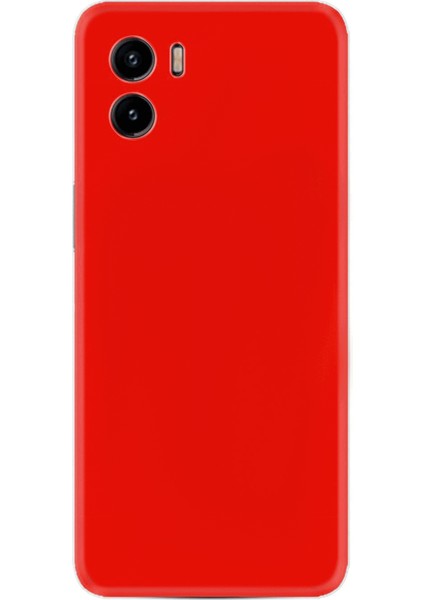 Vivo Y15S Uyumlu Kılıf Kamera Korumalı Silikon Zore Biye Arka Kapak