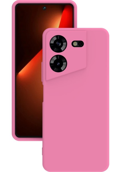 Tecno Pova 5 Uyumlu Kılıf Kamera Korumalı Silikon Zore Biye Arka Kapak