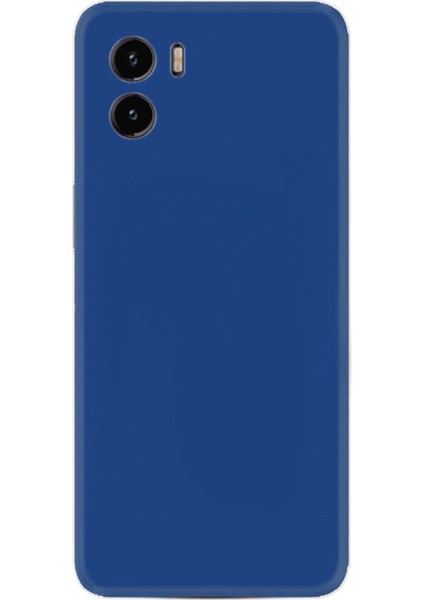 Vivo Y15S Uyumlu Kılıf Kamera Korumalı Silikon Zore Biye Arka Kapak