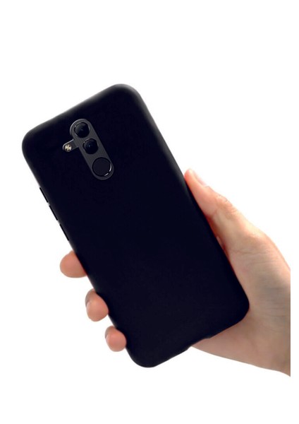Huawei Mate 20 Lite Uyumlu Kılıf Kamera Korumalı Silikon Zore Biye Arka Kapak