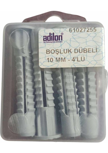 Boşluk Dübeli 10 mm 4'lü