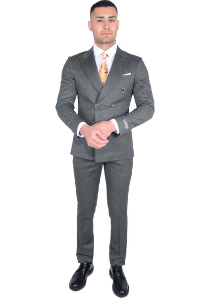 Erkek Kruvaze Takım Elbise