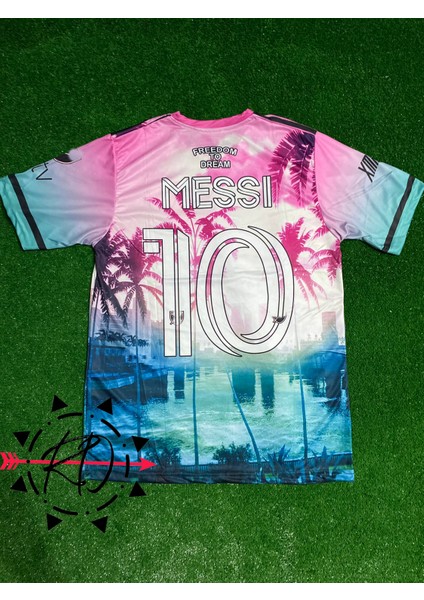 Rodak Spor Inter Miami Lionel Messi 10 Vice City Özel Tasarım Forması