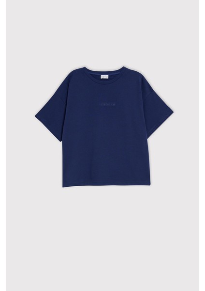 (Kids) Oversize Fit Unisex Organik Pamuk T- shirt indirimleri