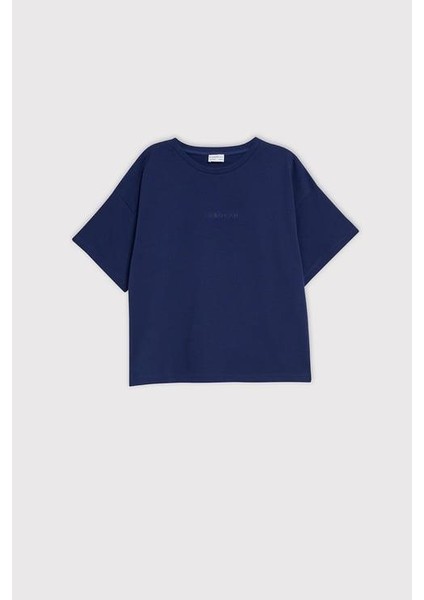 (Kids) Oversize Fit Unisex Organik Pamuk T- shirt fırsatları