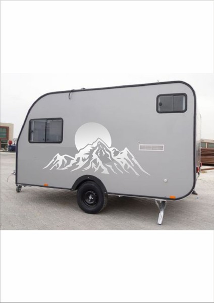 Dağ Kamp Offroad Adventure Karavan Araba Oto Sticker 00024