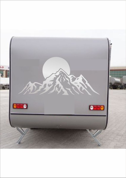 Dağ Kamp Offroad Adventure Karavan Araba Oto Sticker 00024 fiyatları
