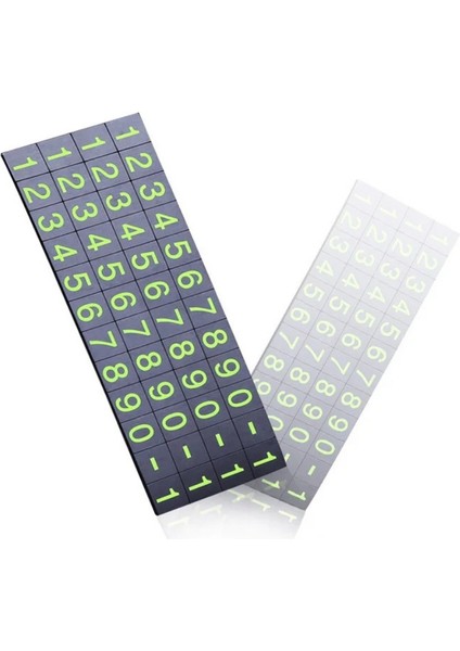 Açılıp Kapanan Manyetik Fosforlu Otomobil Araç Park Numaratör modelleri