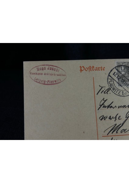 Antiye 1918 Yılından Almanya Germania Pullu 2 1/2 Pfennig ve Germania 7 1/2 Pfennig Kendinden Pullu Postakartı fiyatları