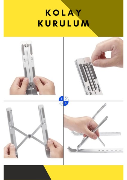 ND002 Katlanabilir Laptop Standı