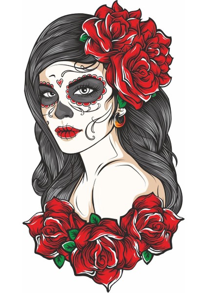 Dövmeli Çingene Kız Araba Oto Motosiklet Sticker 00029 indirimleri