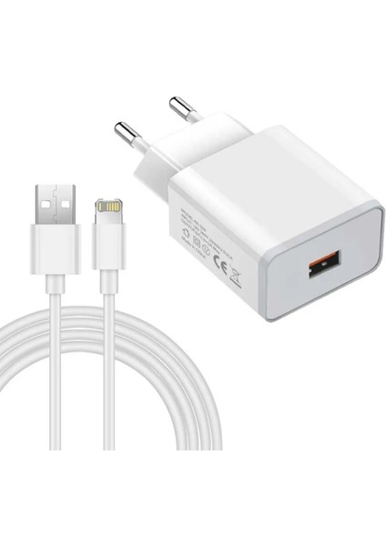 Hızlı Şarj Apple Ios iPhone Şarj Cihazı Aleti Lightining Kablo Adaptör 8 x Xr 11 12 13 14