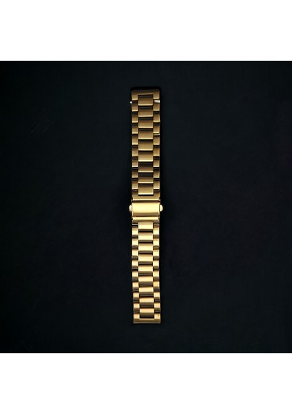 20 mm Universal Paslanmaz Çelik Kordon Akıllı Pimli Gold