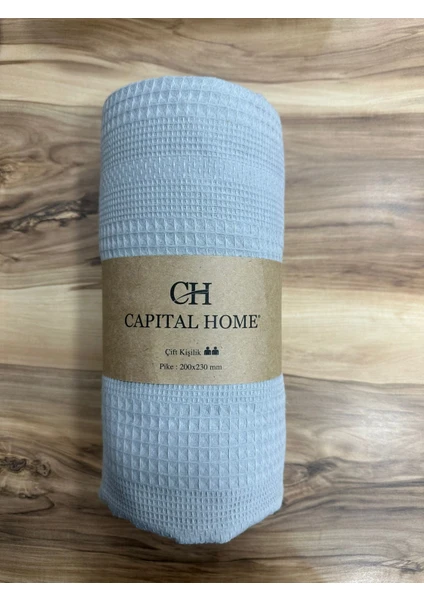 Capital Home Yazlık  Pike Çift Kişilik GRİ