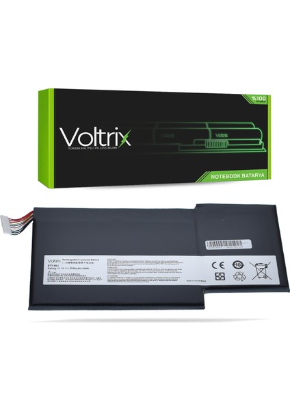 Msı WS63 8sj MS-16K6 Uyumlu Notebook Batarya - Pil