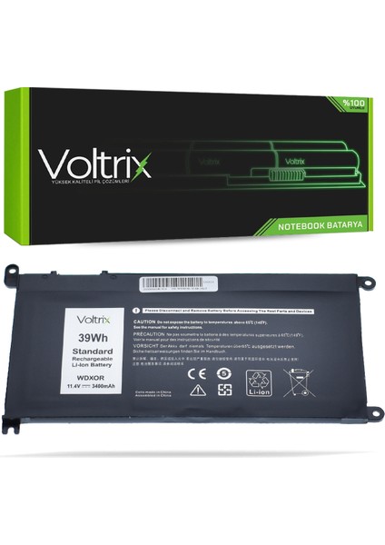 Dell 03CRH3, 08YPRW Uyumlu Notebook Batarya - Pil