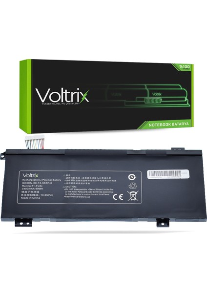 Monster Tulpar T7 V20.3.4 Uyumlu Notebook Batarya - Pil