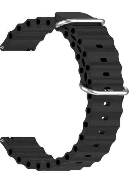 Huawei Watch Fit 2 Uyumlu Ocean Silikon Kordon Pim Çevirici Aparatı ile Birlikte Siyah fiyatları