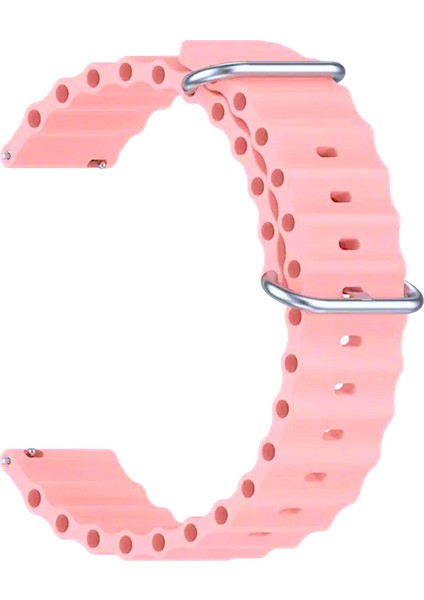 Huawei Watch Fit 2 Uyumlu Ocean Silikon Kordon Pim Çevirici Aparatı ile Birlikte Pembe fiyatları
