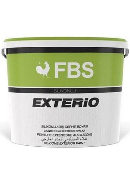 Exterio Silikonlu Dış Cephe Boyası 20 kg Beyaz