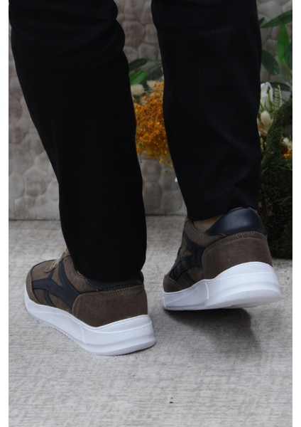 Dks 2004 Vizon Hafif Rahat Keten Sneaker Erkek Ayakkabı