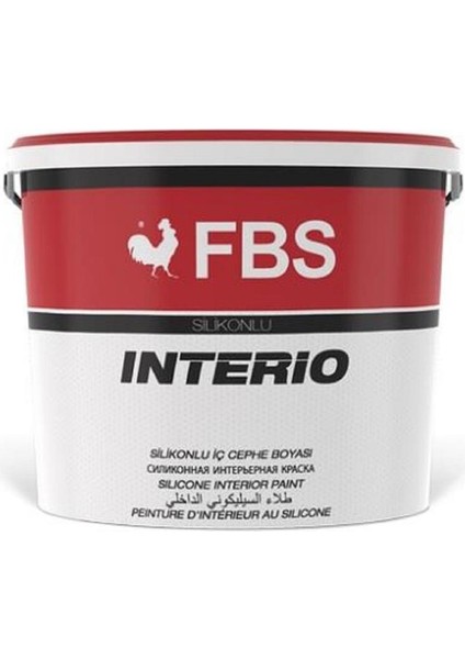 Interio Silikonlu Iç Cephe Boyası 10 kg Beyaz