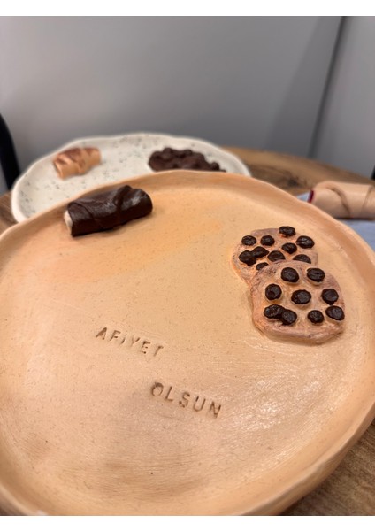 Iki Cadı Tasarım, El Yapımı Kurabiyeli Seramik Tabak fiyatları