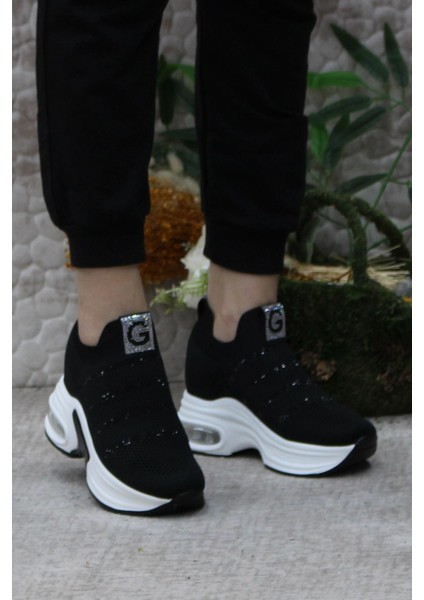 Fort24Y300-4 Anatomik Ürün Gizli Dolgu Topuk Sneaker Kadın Ayakkabı