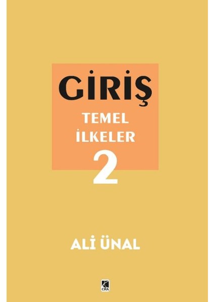 Giriş Temel İlkeler 2 - Ali Ünal