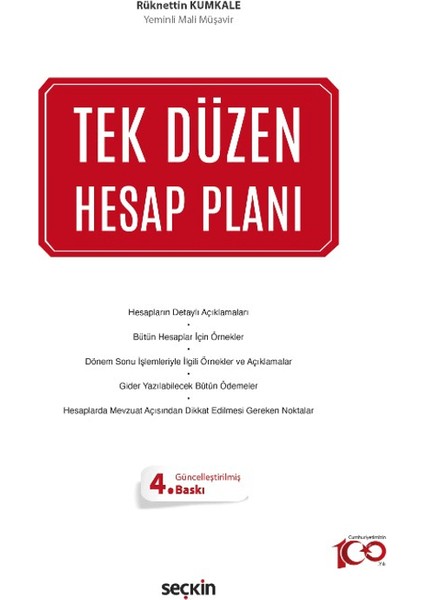 Tek Düzen Hesap Planı - Rüknettin Kumkale