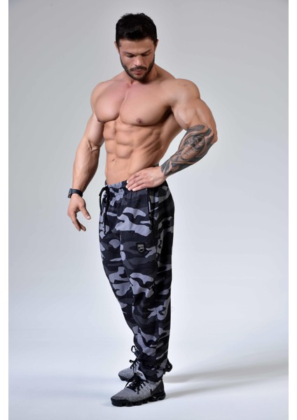 Kamuflaj Body Pantolon Bol Kesim Eşofman Altı fiyatları