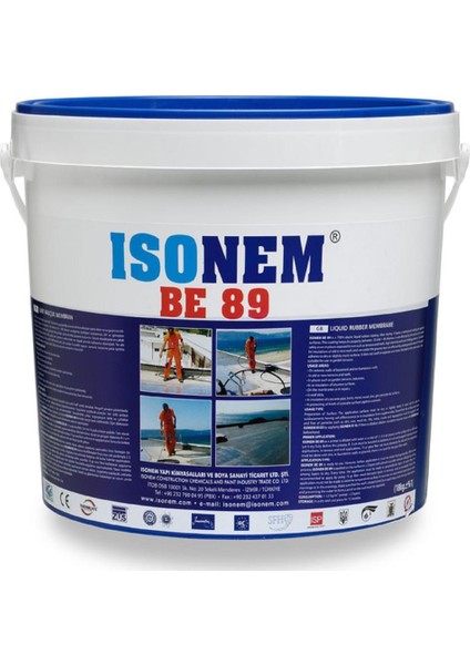 Isonem Be 89 Likit Kauçuk Membran 10 kg Siyah