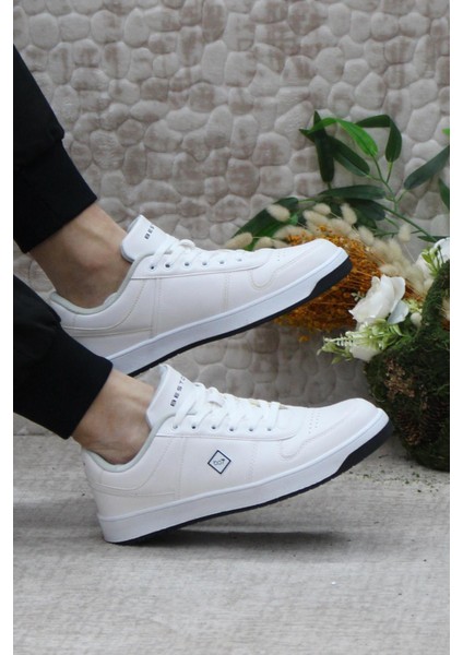 0512 Beyaz Rahat Esnek Sneaker Erkek Spor Ayakkabı indirimleri