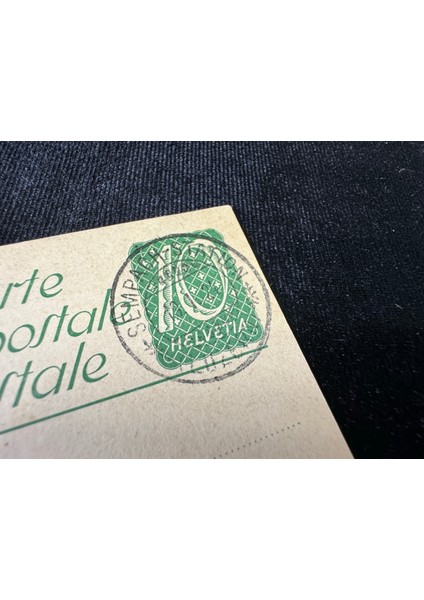 Isviçre Antiye 1924 Yıılında Postadan Geçmiş Helvetia
