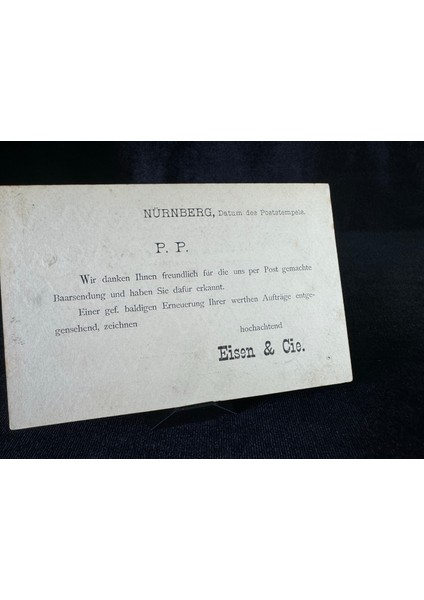 Bavaria Krallığı Antiye 1886 Yılı Alman Reich Döneminden 3 Pfennig Kendinden Pullu Post Kartı Postadan Geçmiş indirimleri