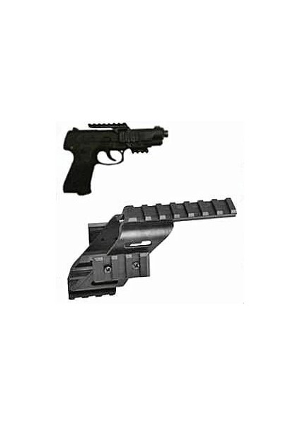 Tabanca Için Polimer Naylon Fener, Lazer Üst Ray 22MM