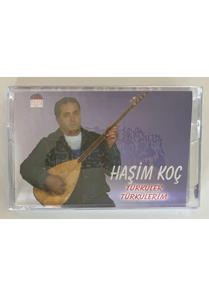 Haşim Koç Türküler Türkülerim Kaset (Jelatininde Sıfır Orjnal Dönem Baskı Kaset)