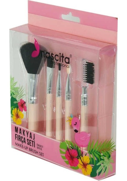 LISINYA214 Makyaj Fırça Seti 5 Li Make-Up Brush Set Professional