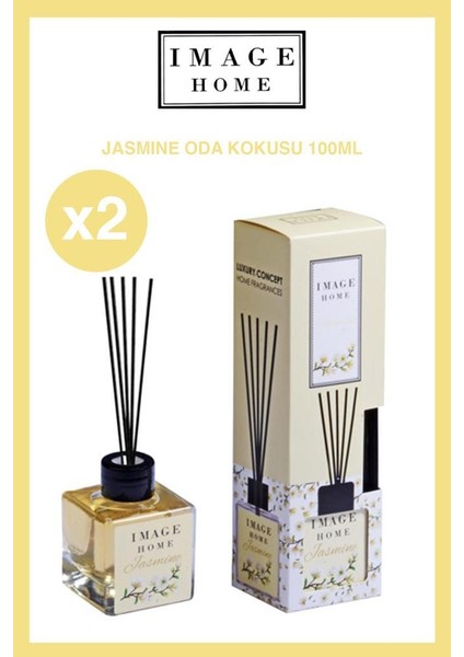 Çubuklu Kalıcı Kokulu Bambu Çubuklu Yasemin Oda Ortam Kokusu 100ml