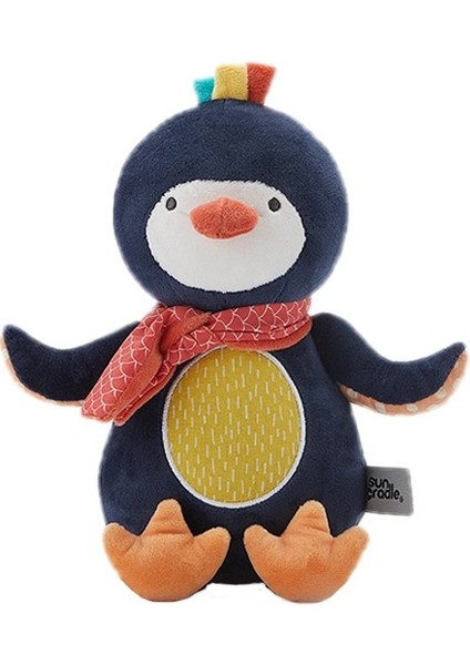 25CM Mavi Penguen Bebek Oyuncağı Ebeveyn-Çocuk Etkileşimli Arkadaşı Bebek Peluş Bebek (Yurt Dışından)