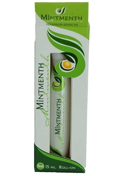 LISINYA214 Menthol Masaj Yağı Roll On Mentol Nane Okaliptus Bitkisel Yağlar Karışımlı 15 ml