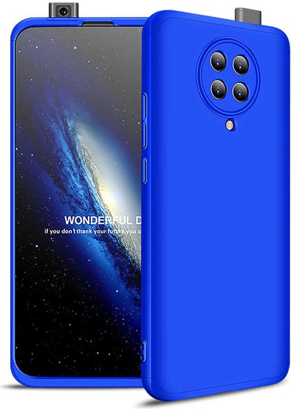 Kilifone - Xiaomi Redmi K30 Pro Uyumlu Kılıf 3 Parçalı Parmak Izi Yapmayan Sert Ays Kapak