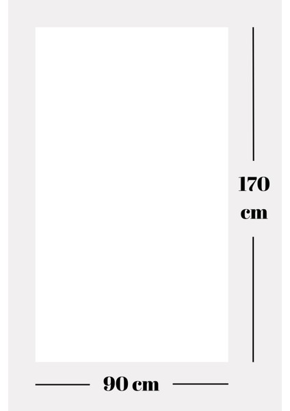 Leora %100 Pamuklu 90X170 Banyo Havlusu - Krem