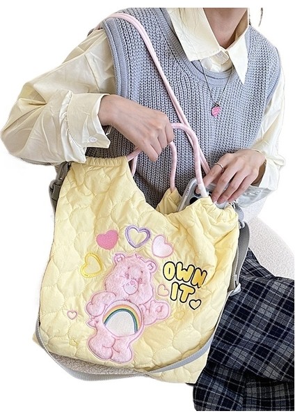 Care Bears Crossbody Çanta Taşınabilir Öğrenci Okul Çantası (Yurt Dışından)