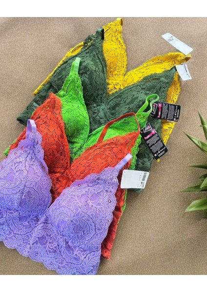 Tekli Leylak Rengi Üst Bralet