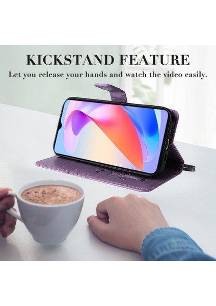 Onur Için Kılıf X6A 4g Darbeye Kapak Manyetik Kapak Kart Yuvası Standı ile (Yurt Dışından)