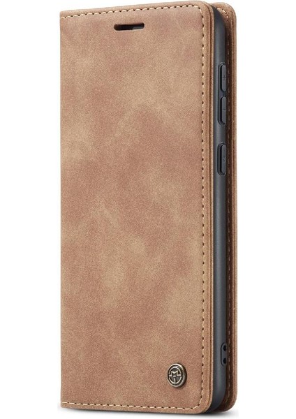 Huawei P50 Manyetik Kapatma Darbeye Vintage Pu Deri Için Flip Case (Yurt Dışından)