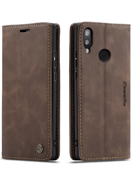 Huawei P20 Lite Için Flip Case Vintage Pu Deri Cüzdan Flip Folio Kitap (Yurt Dışından)