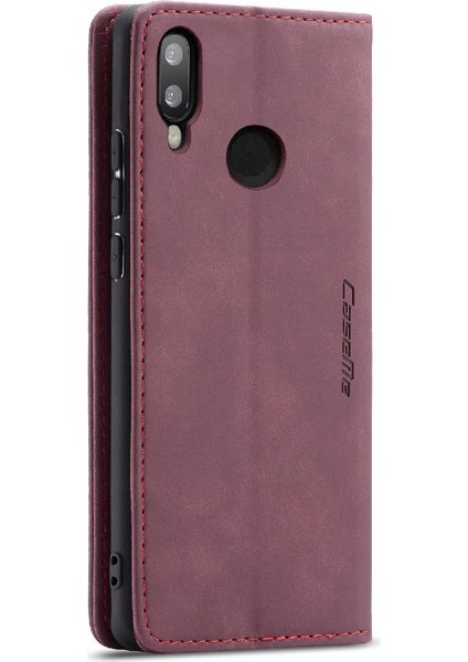 Huawei P20 Lite Için Flip Case Vintage Pu Deri Cüzdan Flip Folio Kitap (Yurt Dışından)