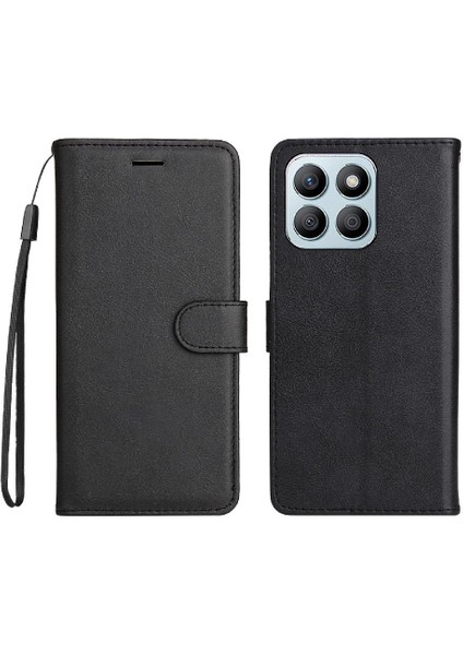 Kart Yuvası ile Onur X8B Için Flip Case Yüksek Kalite Deri Klasik Katı (Yurt Dışından)